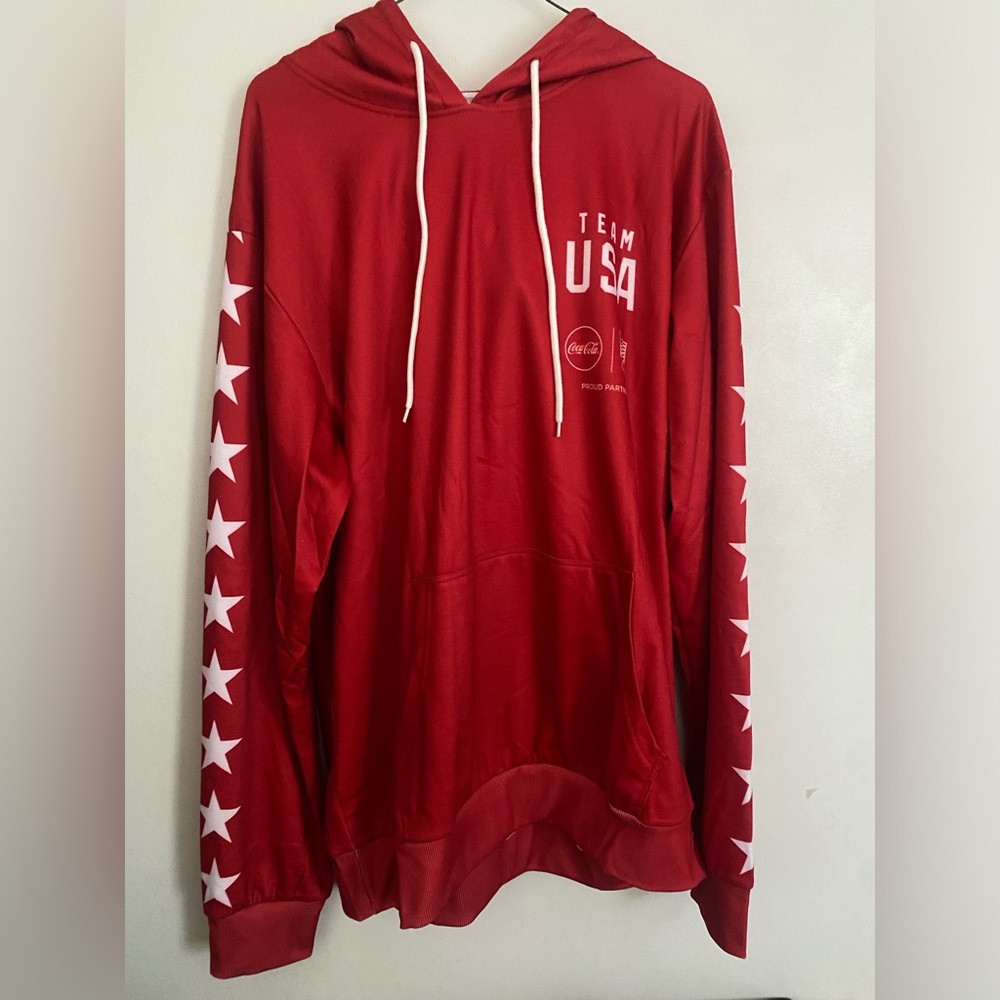 Nwot Coca Cola Team USA Olympic hoodie size xl